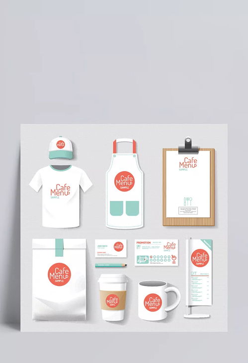 “孤千羽”小清新咖啡店VI设计 从矢量素材到品牌灵魂的塑造